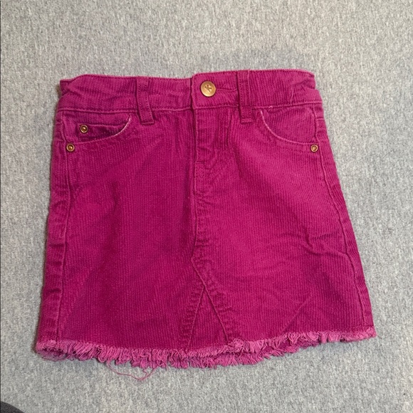 kidpik Fuchsia Jean Jacket and Skirt Set - Picture 5 of 8